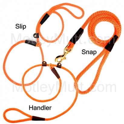 Rope Dog Leads - Orange